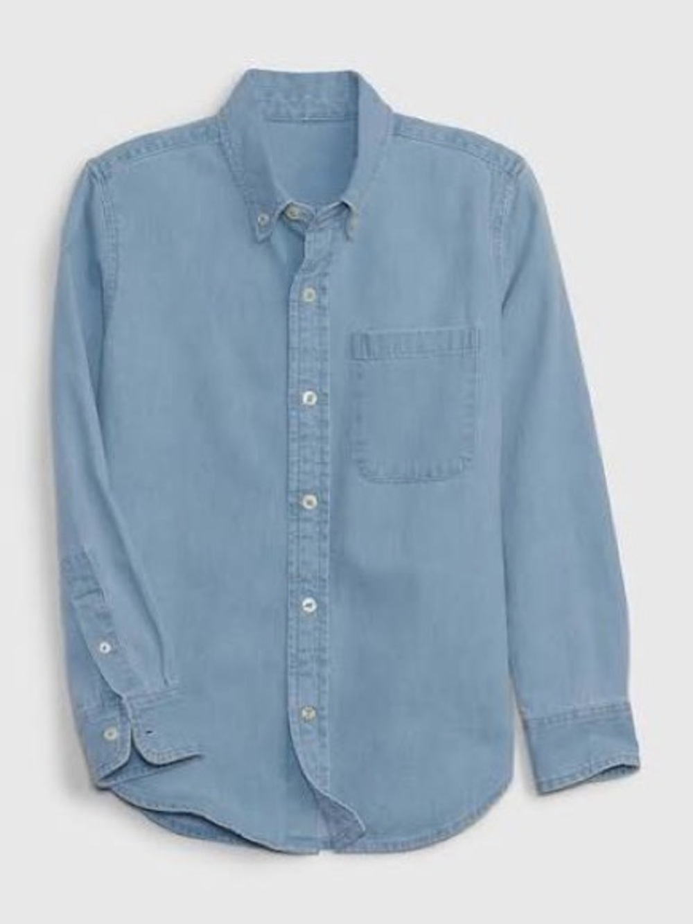 NWOT Gap Chambray Denim Button-Down Shirt Boys XXL NWT
